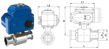 電動衛(wèi)生*球閥,電動快裝球閥,Q981F電動衛(wèi)生*球閥